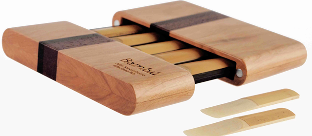 Bambú Wooden Reed Case, 6 Reeds