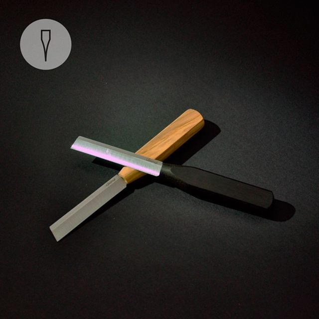 Chiarugi, Double Hollow Ground Knife