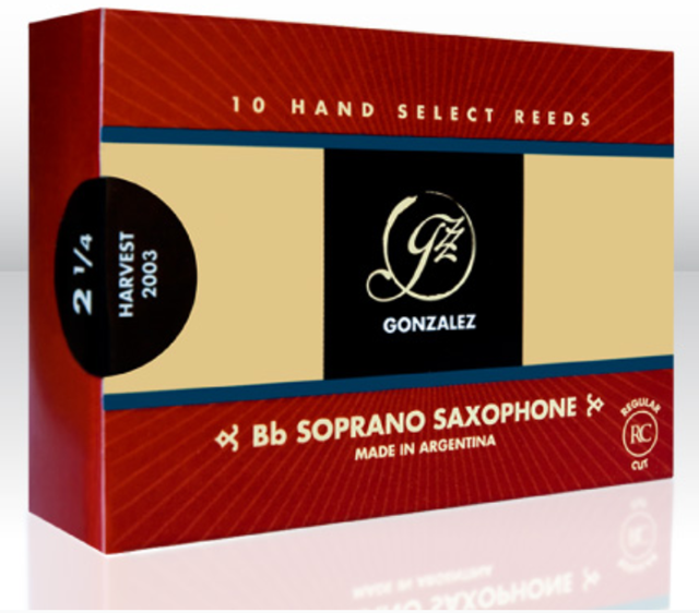 Gonzalez Soprano Saxophone Reed, Regular Cut (RC)