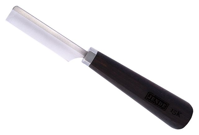 Jende Double Hollow Ground Knife, 15K